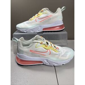 Nike Air Max 270 React Pale Ivory Running Shoes CV8818-102 Women's Size 8 EUC!!!